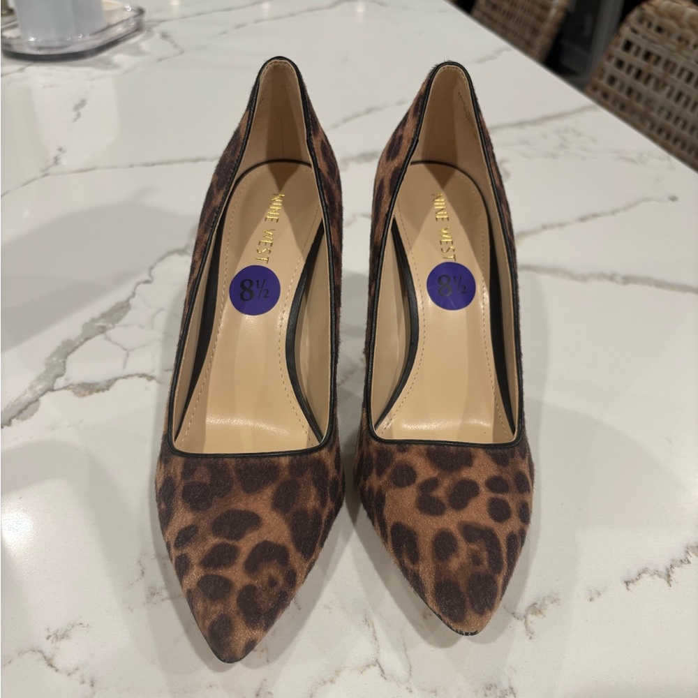 Nine West Leopard Print Women's Heels Shoes
